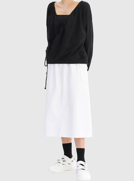 Cargo Maxi Skirt CA10