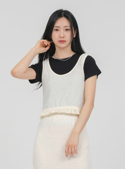 Desaturated Spandex T-shirt OA19