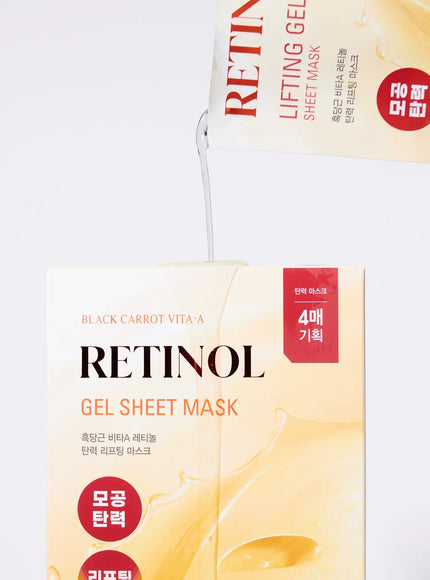 Black Carrot Vita-A Retinol Gel Sheet Mask (30g, 1ea)