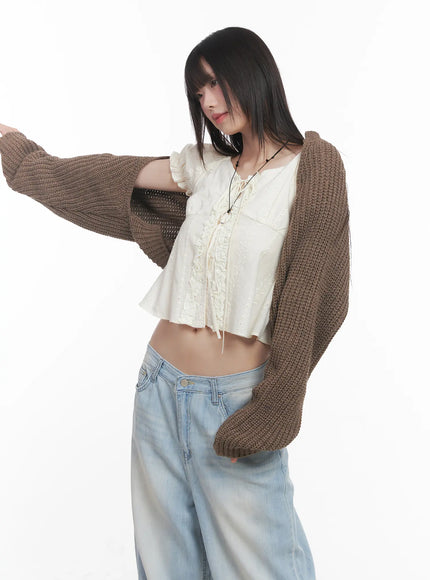 Knit Bolero Shrug C2001