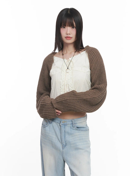 Knit Bolero Shrug C2001