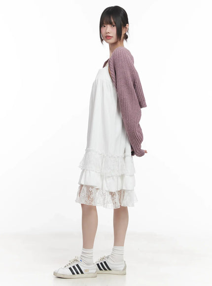 Knit Bolero Shrug C2001