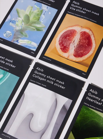 Gummy sheet mask Collagen milk sticker (10ea / 270ml)