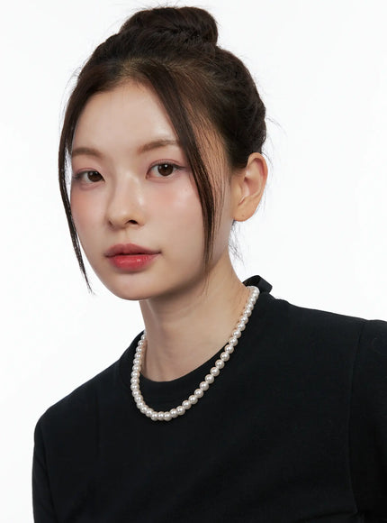 Pearl Bead Strand Necklace IN514