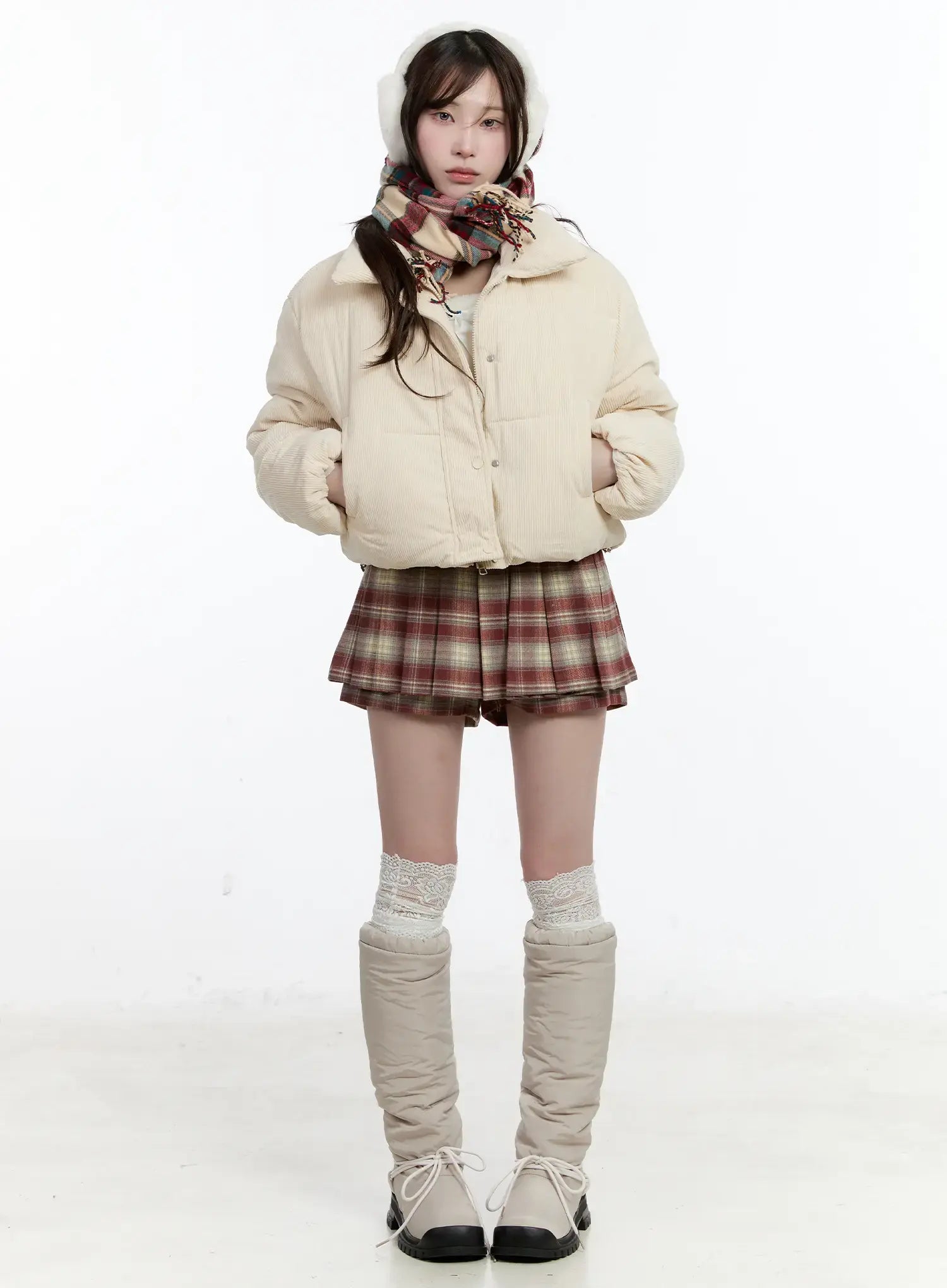 Cozy Corduroy Puffer Jacket CN512
