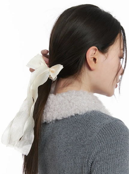 Pearl Ribbon Hairband IN528