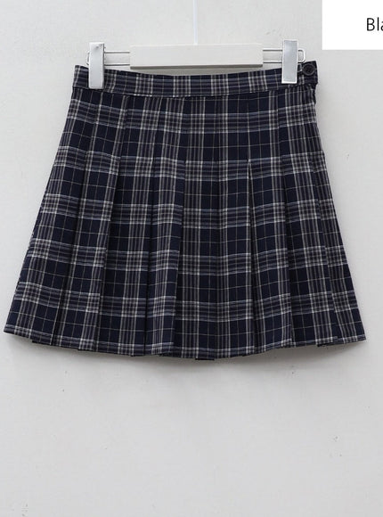 Plaid Pleated Tennis Skirt BA27