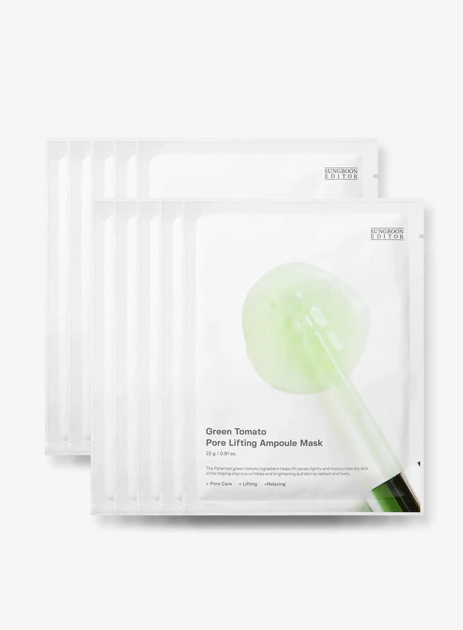 Green Tomato Pore Lifting Ampoule Mask Set (23g*10ea)