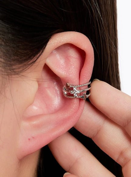silver-cross-ear-cuff-in528