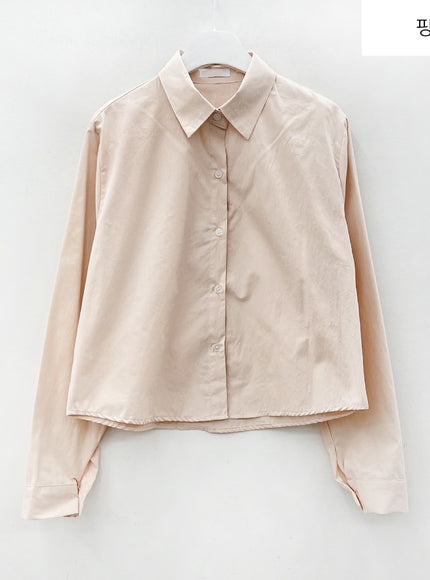 Cropped Long Sleeve Shirt B0802