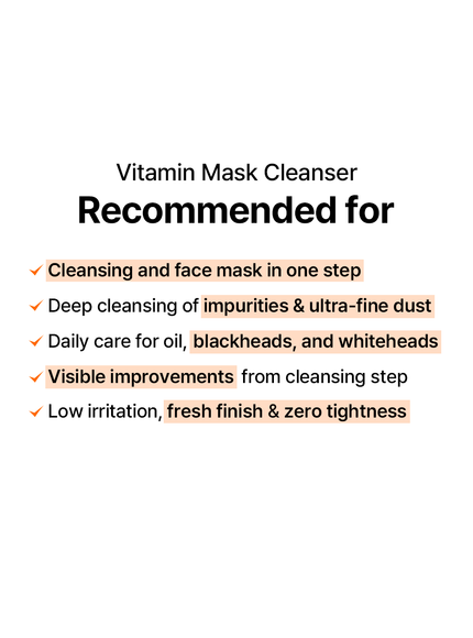 Freshly Juiced Vitamin Mask Cleanser (20ml)