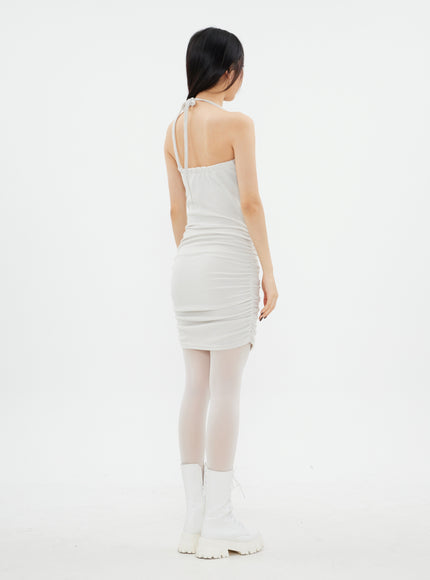 Halterneck Mini Dress K2302