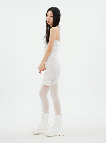 Halterneck Mini Dress K2302