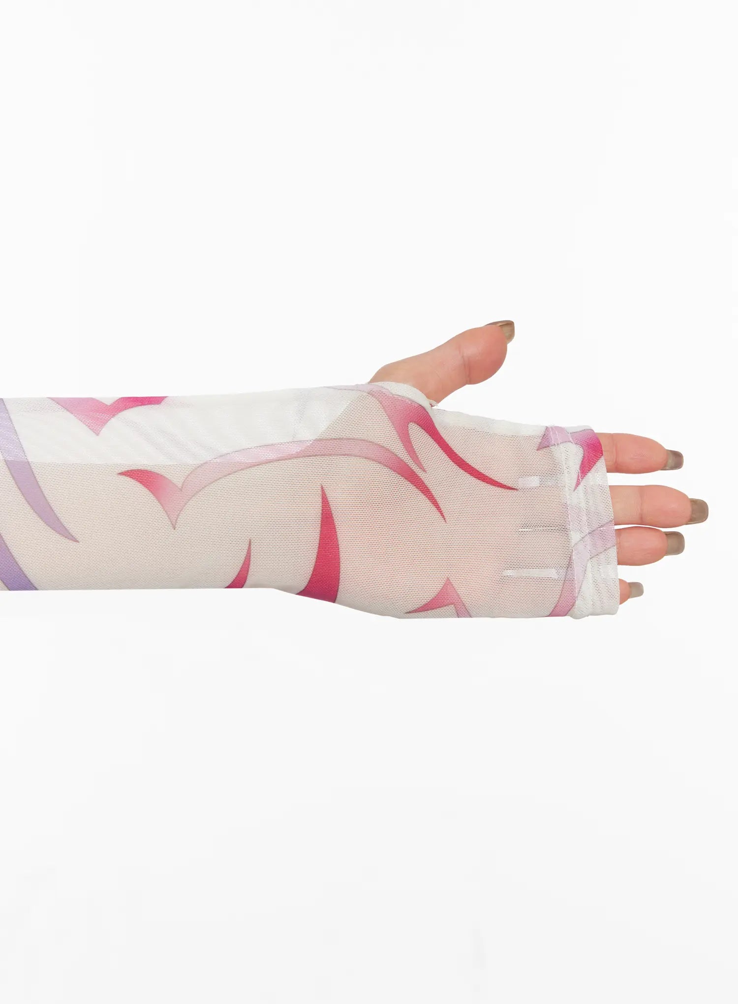 Demon Print Mesh Turtleneck IN503