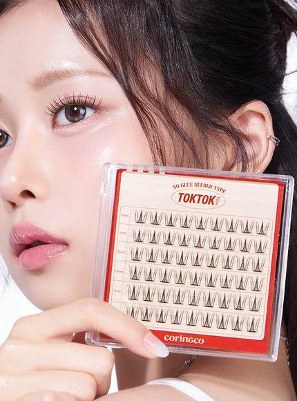 TOKTOKHARA No Glue Eyelash - Long (36pcs-54pcs)
