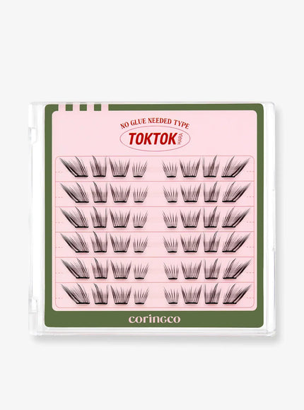 TOKTOKHARA No Glue Eyelash - Light (36pcs-90pcs)