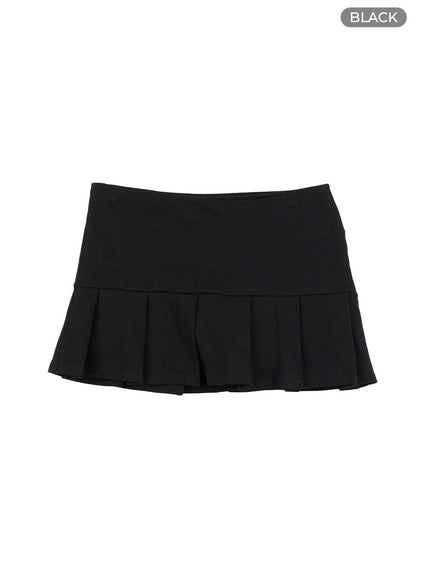 half-pleated-mini-skirt-ig405