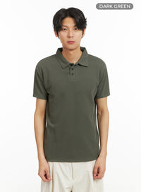 mens-basic-short-sleeve-polo-shirt-dark-green-iy416