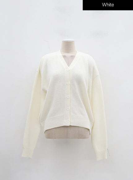 V-Neck Knit Cardigan IJ330