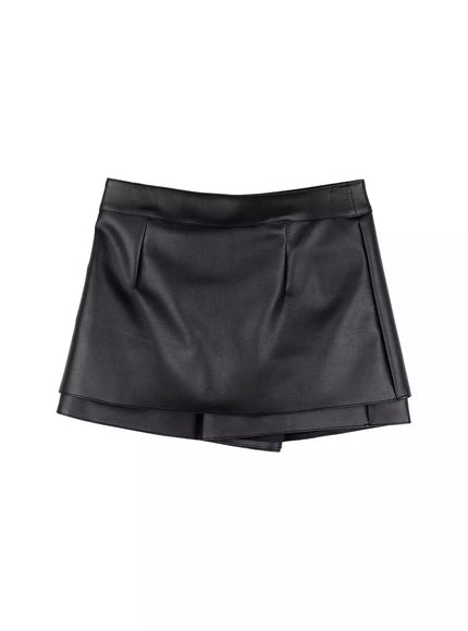 chich-faux-leather-skort-in507