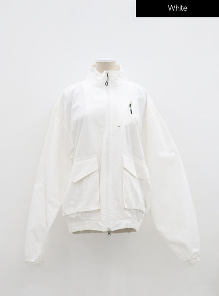 Oversized Zip-Up Jacket IF316
