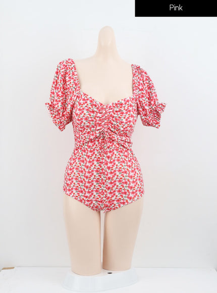 short-sleeve-flower-swimsuit-iu301