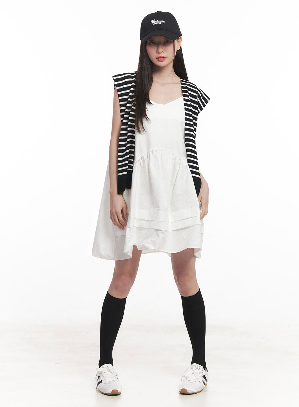 flare-v-neck-cami-mini-dress-iy509