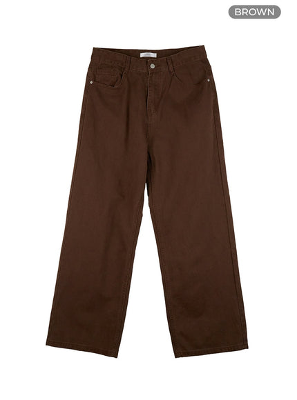 mens-solid-cotton-wide-leg-pants-brown-ig416