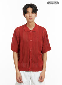 mens-short-sleeve-summer-knit-button-up-top-iy416