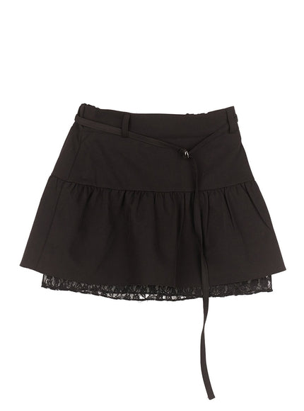 lace-buckle-flare-mini-skirt-im524