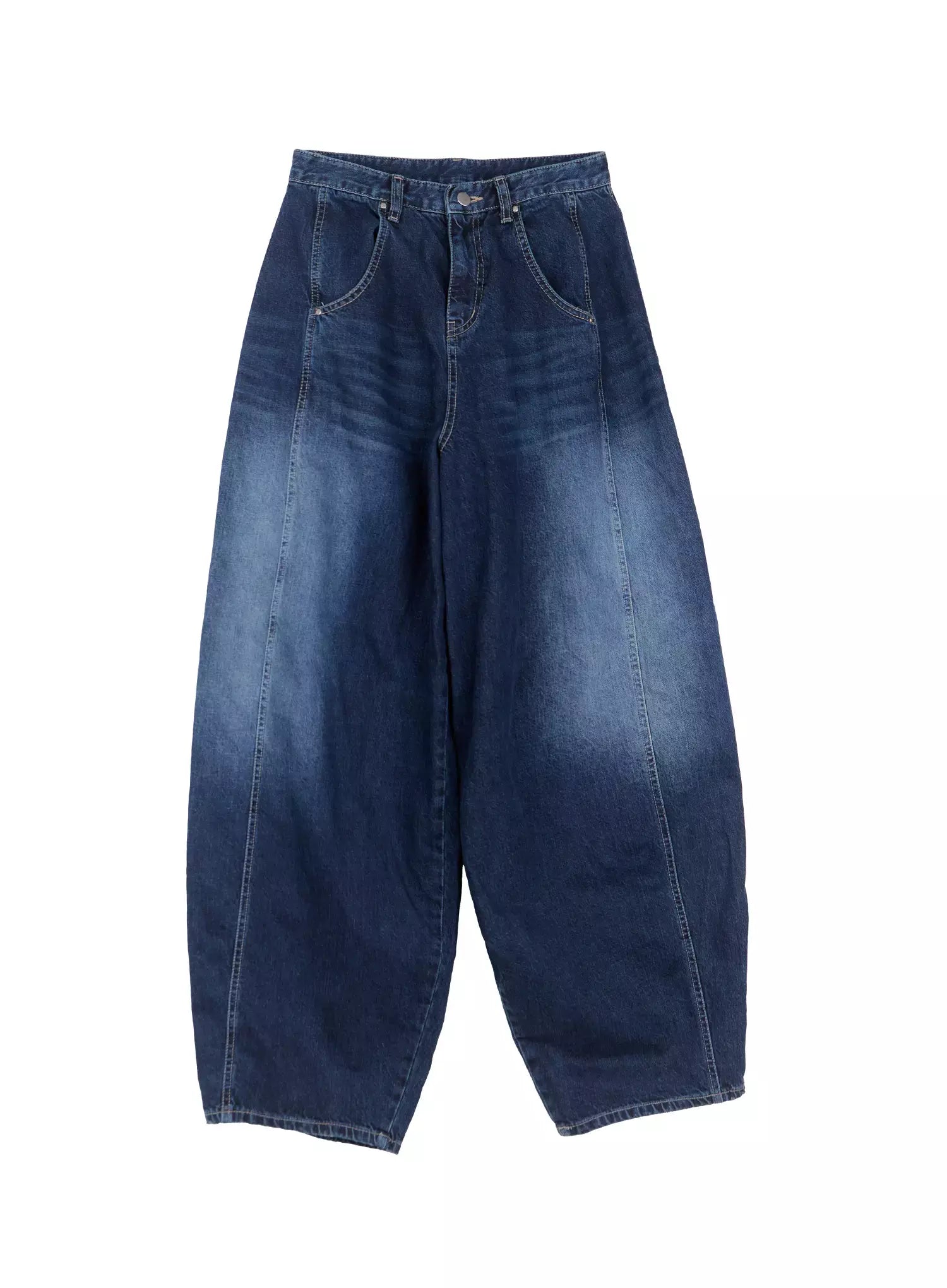 Sohee Angel Wing Print Wide-Leg Jeans IG508