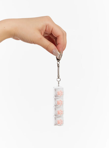 cat-paw-print-keycap-keyring-im527