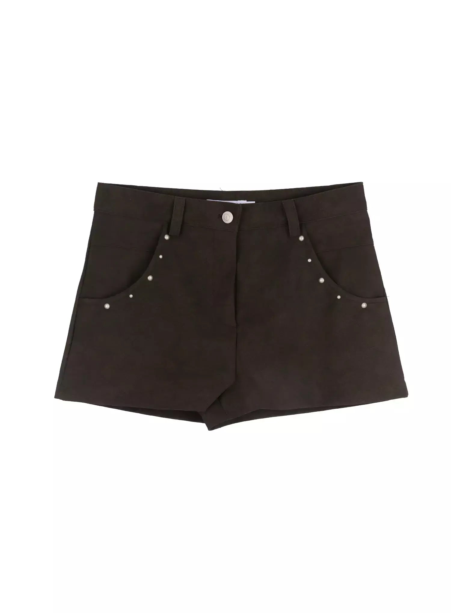 Studded Leather Shorts IM530