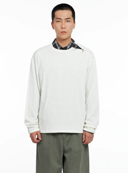 mens-one-shoulder-zip-long-sleeve-ig529