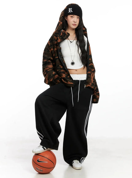 abstract-print-double-zip-fleece-hoodie-in528