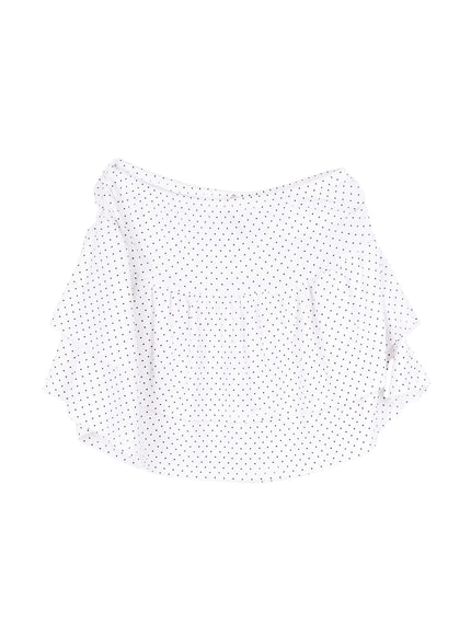 polka-dot-ruffle-mini-skirt-iy507