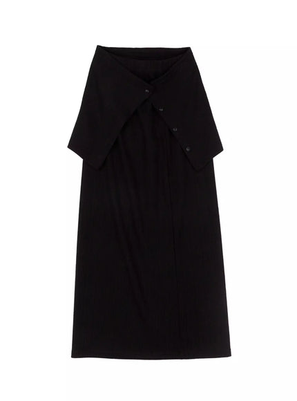 Wrap Maxi Skirt ID516