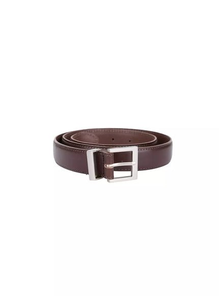 mens-classic-square-buckle-belt-il516 / Brown