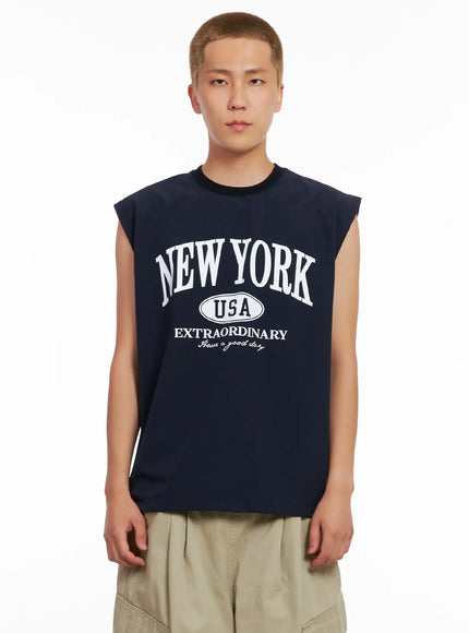 mens-cooling-sleeveless-top-il521 / Dark blue