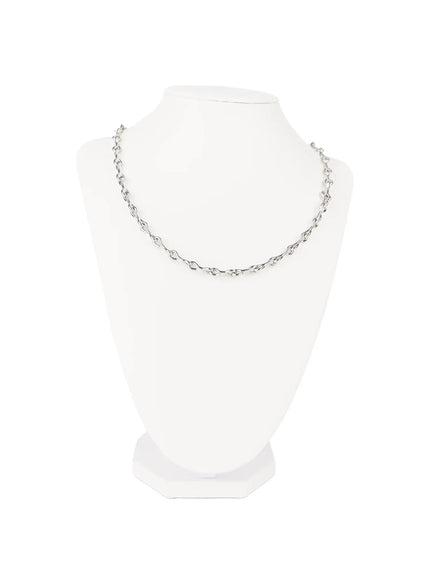 mens-metal-chain-necklace-il511 / Silver