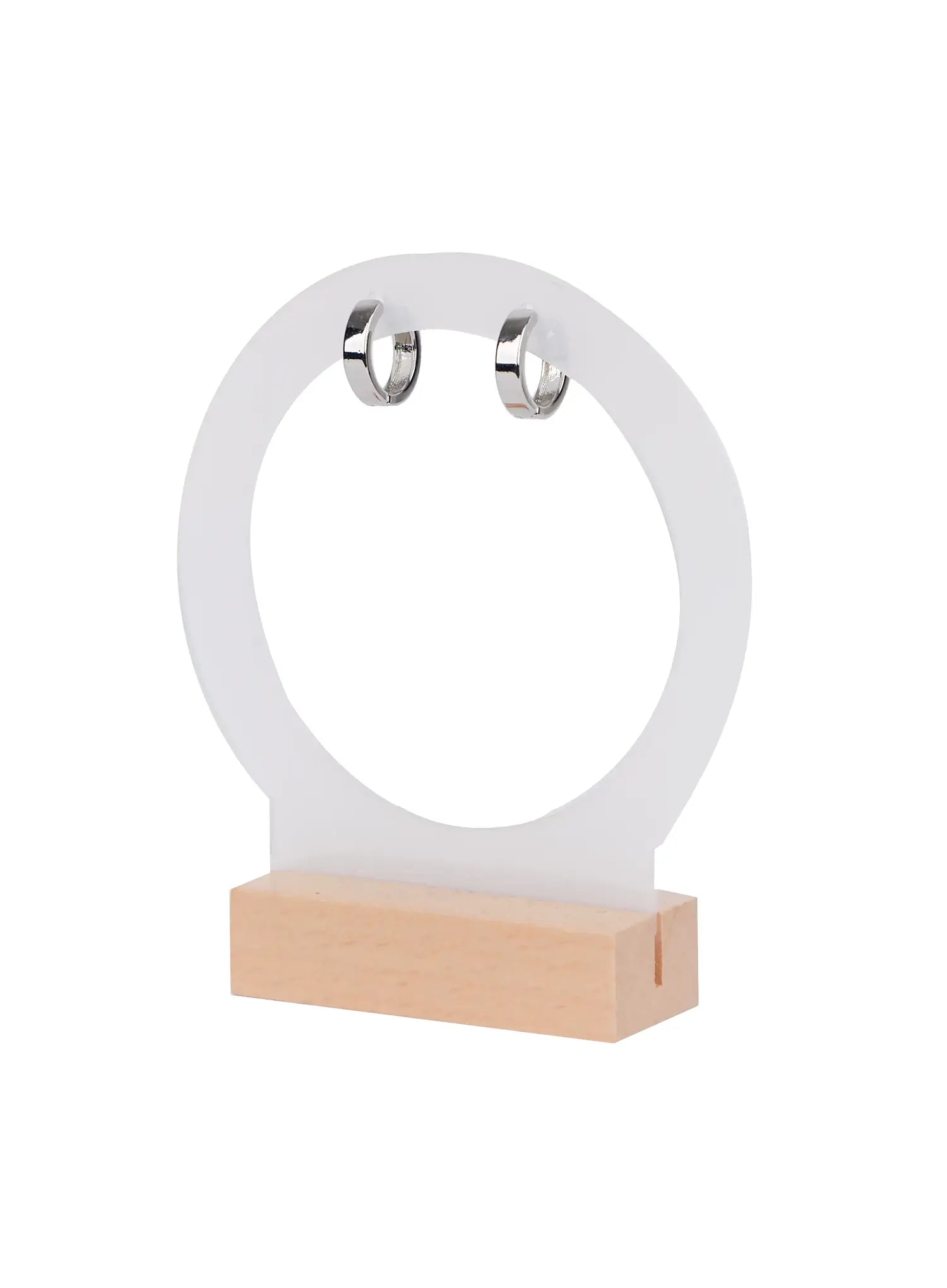 basic-ring-earrings-in510 / Silver