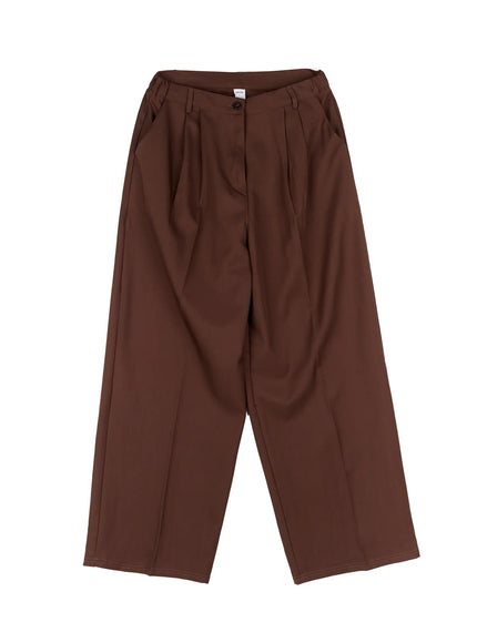 brown-pleated-slacks-ij505