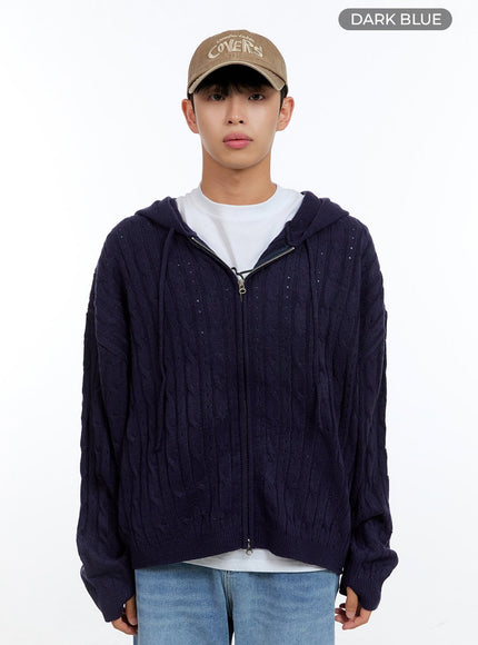 mens-cable-knit-hooded-zip-up-sweater-ig416