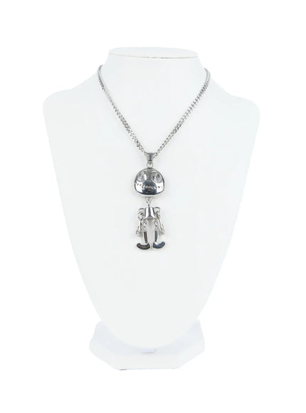 Men's Skull-Charm Necklace IL529