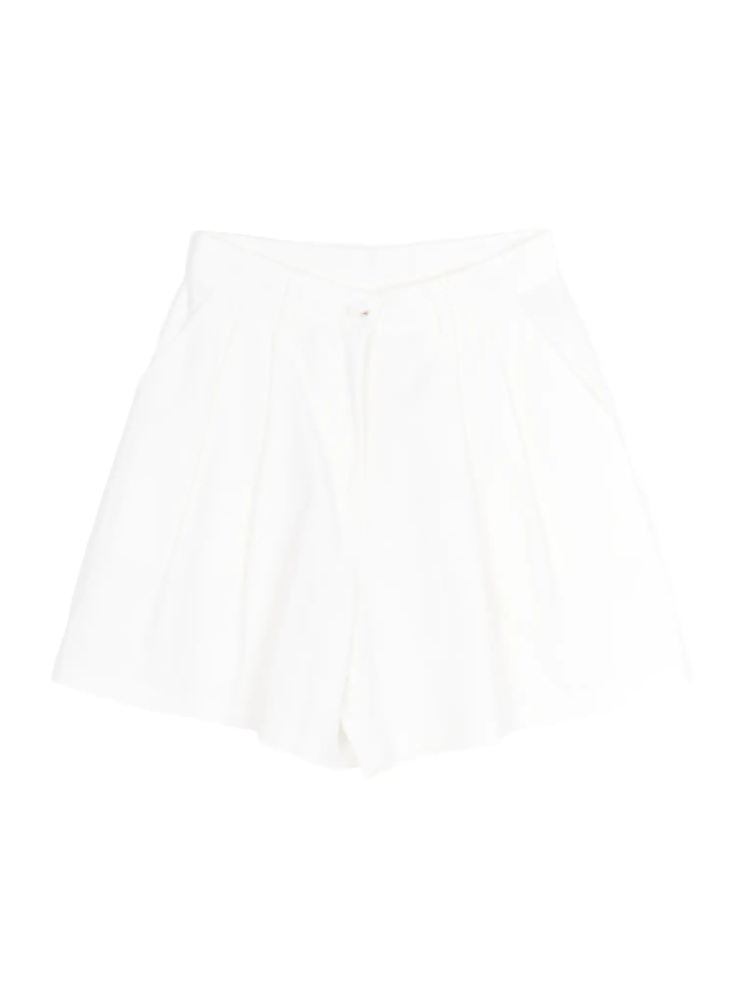 pleated-white-cotton-shorts-iu505