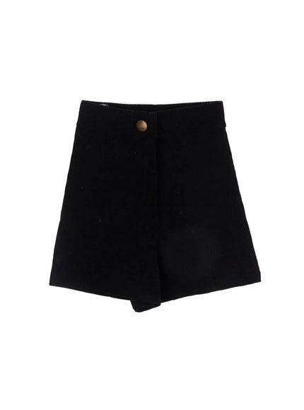 High-Waist Ribbed Shorts IA508