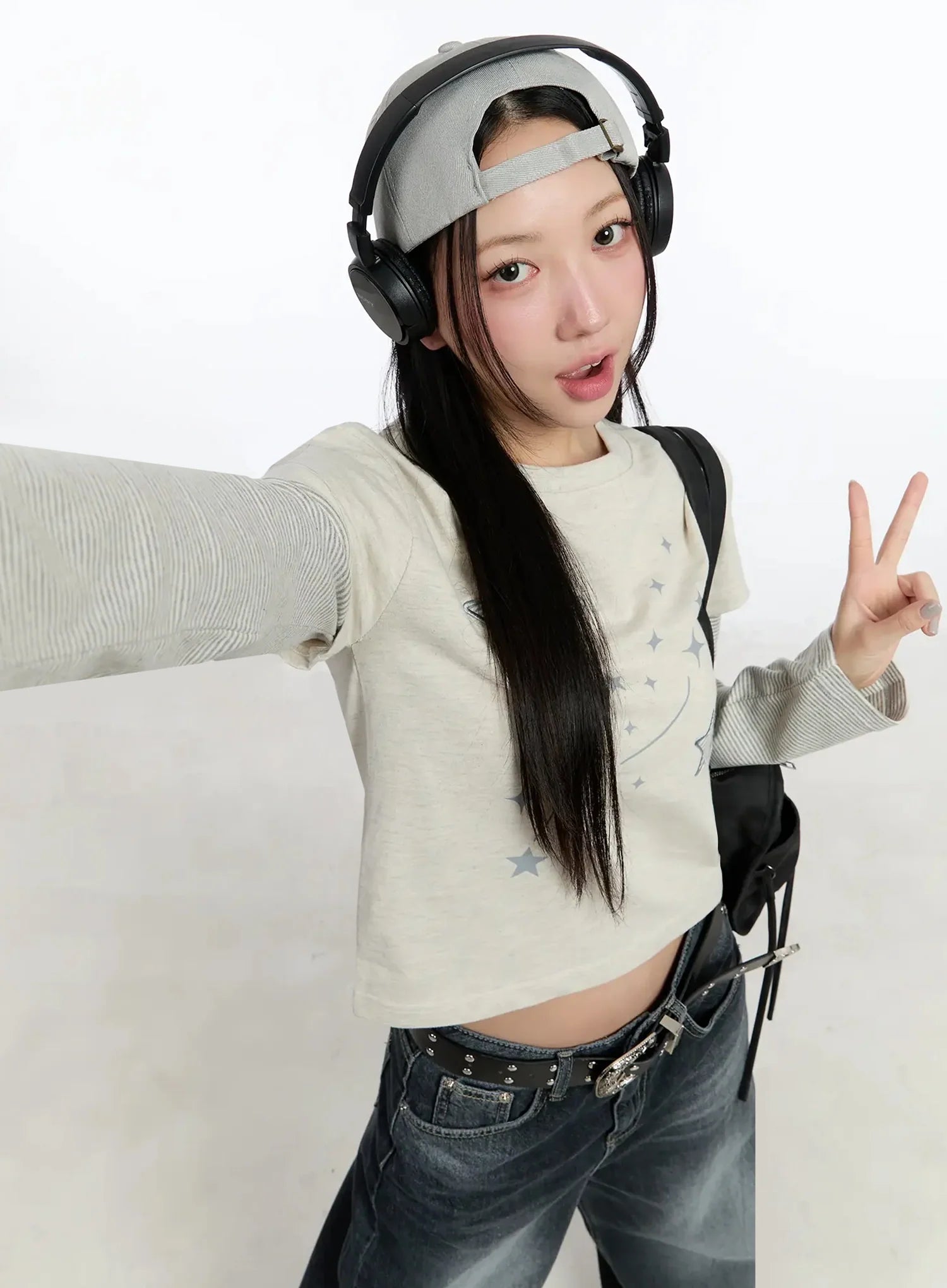 star-themed-layered-sleeve-top-im509