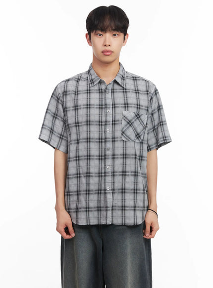 mens-short-sleeve-flannel-shirt-iu519