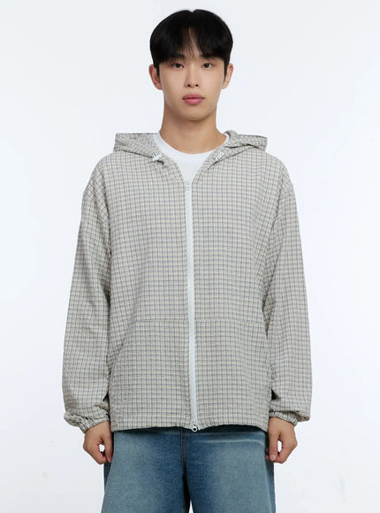 mens-checkered-windbreaker-jacket-ig515