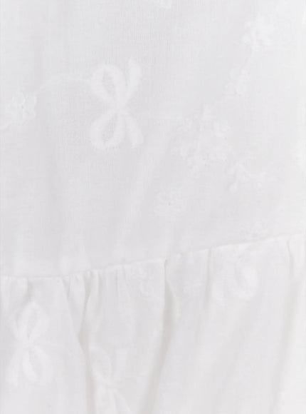 embroidered-ribbon-blouse-and-skinny-scarf-set-iy511